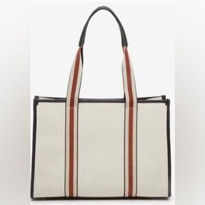 Kelly and Katie canvas Kathy tote bag neutral color work bag